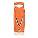 Borner V5 Plus Set straight from the manufacturer. Includes V5 Powerline Slicer,slicer Insert, 3,5mm and 7mm Blade Inserts,food Safety Holder,storage Box and Borner Combi-peeler (orange)