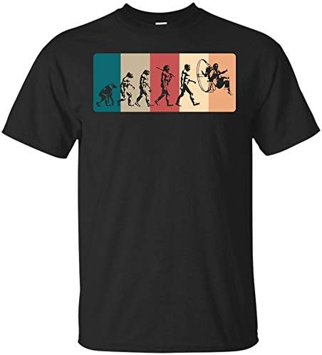 Evolution of Man Paramotor T Shirt Retro Vintage Style
