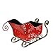 The Lucky Clover Trading Snow Flakes Sleigh Basket, Small