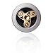 MAXAH Hand Fidget Spinner with Diamonds High Speed Alloy Gyroscope Focus Toy Stress Reducer Relieve Anxiety and Boredom,Passed the Safety Standard ASTM F963-16 Test