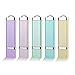 KOOTION 5 X 16GB Enamel USB 2.0 Flash Drive Thumb Drives Memory Stick - 5 Colors (Blue, Green, Pink, Purple, Yellow,)