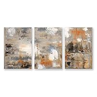 3 Piece Canvas Wall Art - Abstract Color - Canvas Prints Home Artwork Decoration for Living Room,Bedroom - 16