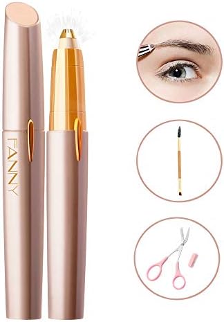 Brows Electric eyebrow trimmer Eyebrow Hair Remover, painless eyebrow shaping knife（Battery included）