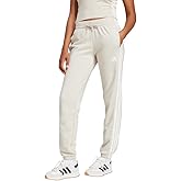 Adidas Womens Essentials 3-Stripes French Terry Cuffed Pants