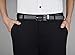 QISHI YUHUA Men's Solid Buckle Automatic Ratchet Leather Belt Buckle,kt110