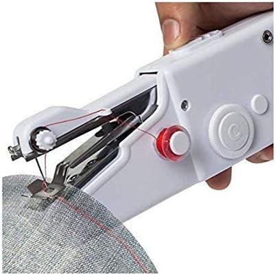Appigo Sewing Machine Electric Handheld Sewing Machine Mini Handy Stitch Portable Needlework Cordless Handmade DIY Tool…