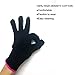 Lessmon Professional Heat Resistant Glove for Hair Styling Heat Blocking for Curling, Flat Iron and Curling Wand Suitable for Left and Right Hands, 1 Piece, Pink Edgethumb 4