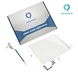 iPad air Screen replacement,iPad 5 ipad 5th Front Touch Digitizer Assembly Replacement include Home Button +Camera Holder + Adhesive pre-installed+WIFI Antenna Cable (White)