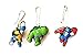 AVIRGO 7 pcs Zipper Pull Charms for Jacket Backpack Bag Pendant Set # 12-2