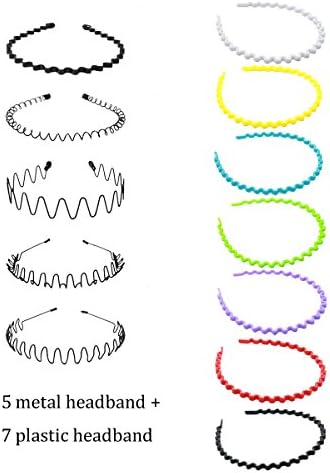 Headband Classic Cute Fashion Hoop Hairband Birthday Party Headwear Daily Dress for Girls Women Men Adults (Set B)