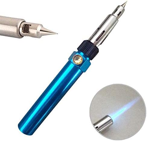 YChoice365 Temperature Gas Soldering Iron Multi-function Adjustable Cordless Welding Pen Burner Butane Blow Torch Solder Iron Hot Air Gun