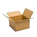 Pratt PRA0078 Recycled Corrugated Cardboard Single Wall Standard Flat Box with C Flute, 14" Length x 14" Width x 6" Height, (Pack of 25)