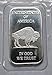 Silver Buffalo 1 Troy Oz .999 Fine Liberty Bar NEW (Sealed in Plastic)