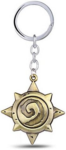 Hearthstone Logo Keychain Brown