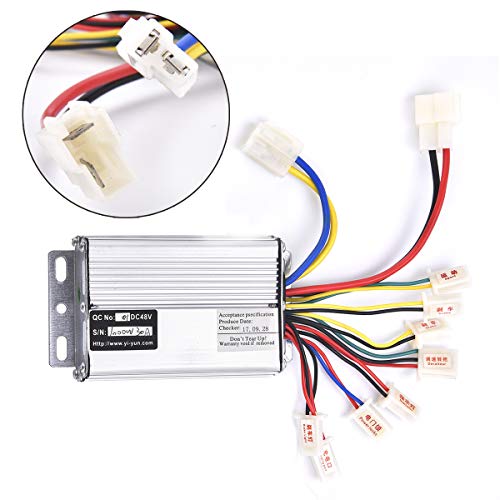 Wingsmoto Controller 48v 1000w for Brushed Electric Motor Engine Scooter with White Battery Connector Terminal