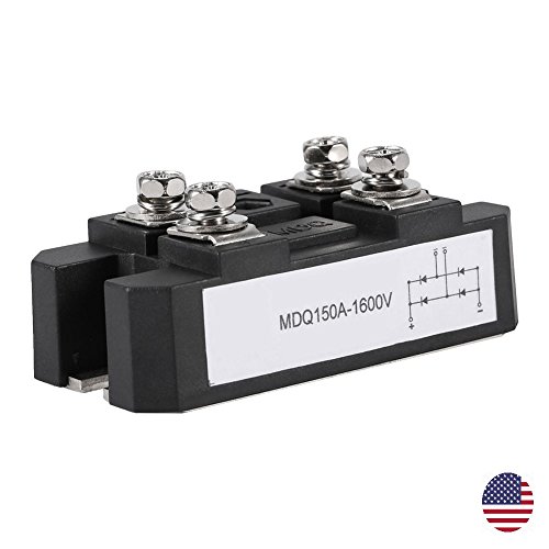 US Ship MDQ150A Single-Phase Diode Bridge Rectifier 150A Amp Power 1600V