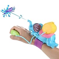 Hocai Water Gun for Kids, Elephant Water Blaster 100ml Capacity 8M Shooting Range Water Soaker Blaster Squirt Toy for Summer Party Swimming Pools and Water Fun Beach Sand Water Fighting Playing Toy