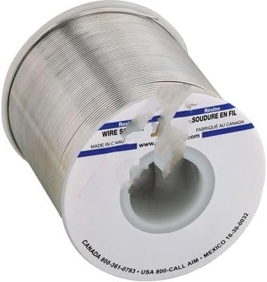 Aker C6S-16.384-12-3030-X, High Melting Point (HMP) Solder; Dia..020; 296-301 degree C; 1LB