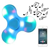 Kivors Speaker Fidget Spinner, Children's Gift Wireless Speakers Music Fidget Spinner Toy Reducer EDC Hand Spinner for ADHD, Anxiety, Autism Kids Adult Toy Gifts, Blue