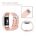 Fitbit Charge 2 Bands, AK Special Edition Adjustable Comfortable Replacement Wristbands for Fitbit Charge 2 Heart Rate [No Tracker] (Blush Pink, Small)