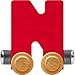 Maple Landmark NameTrains Bright Letter Car N - Made in USA (Red)