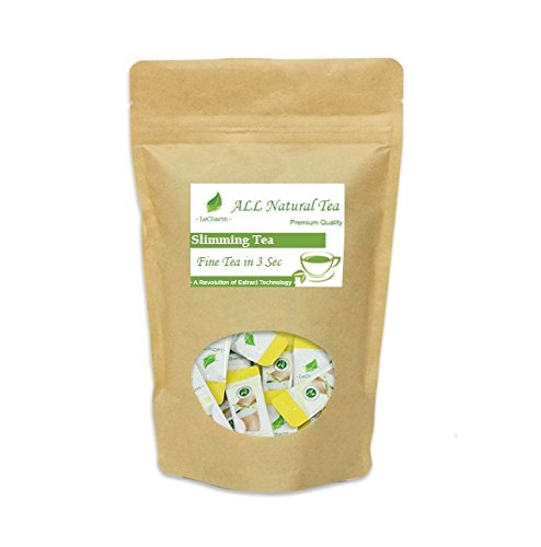 LeCharm Tea to Go Slimming Oolong Tea Herb Extract, Natural Tea Crystal Powder, Instant Tea, Ready Brew, Iced or Hot Tea in 3 Seconds - 20 count (Single Pack)