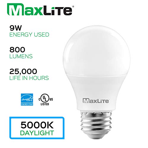MaxLite 32Pack A19 LED Bulb, Enclosed Fixture Rated, 60W Equivalent