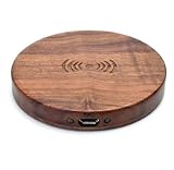 YUMUN Wood Wireless Charger Qi Wireless Charger Pad For Samsung Galaxy S8 S8 plus and Note/ Nexus 6 / LG iPhone 8 /iPhone 8 plus All Qi-Enabled Devices