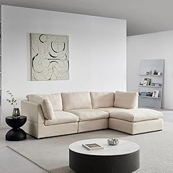 99" 4 Seater Modular Down Feather(60%) Cloud Deep