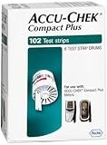 Accu-Chek Compact Blood Glucose Test Strips - 102 ct