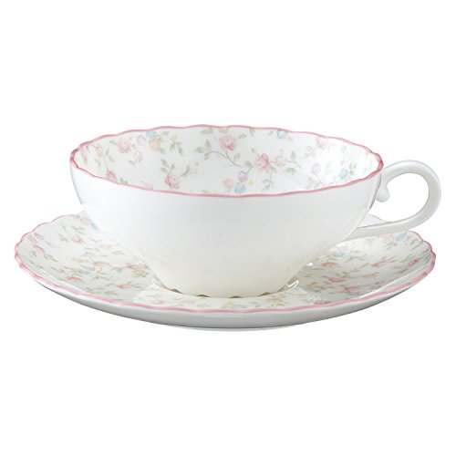 Bone china tea Cutie Rose porcelain bowl plate (1 customer) T58043A/9940 (japan import)