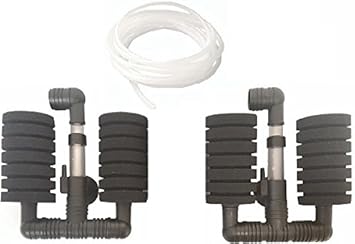Amazon スポンジフィルター Xy 21 2個セット エアチューブ3m付き サブや小 中型水槽に ビーシュリンプ らんちゅう ディスカス 熱帯魚 ろ過 バクテリア 信友 フィルター 通販