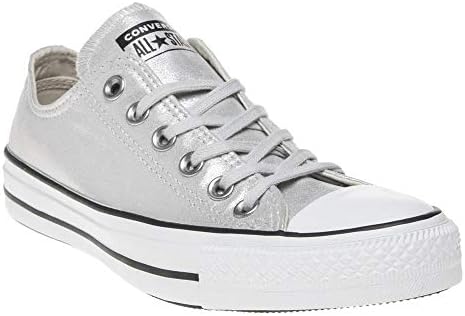 silver converse womens