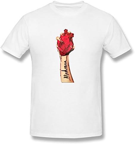 HO Pop Star Madonna Rebel Heart Tour Logo T Shirt For Men White L