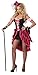 California Costumes Parisian Showgirl Set, Pink/Black, Medium