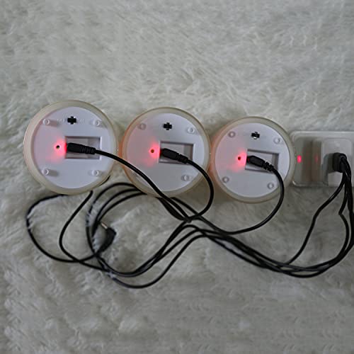 3 pcs Veladoras Recargables, Velas Led de Vidrio y Cera Real, Control | Veladora Eléctrica Sin Llama Grande con Control Remoto. Ideal para San Valentín, Navidad, Halloween, Cumpleaños y Decoración