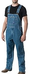 Walls mens Big Smith Stonewashed Bib overalls and