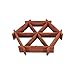 Leisure Season HGB4545-A Hexagonal Bed Raised-Garden-Kits, Medium Brownthumb 3