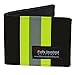 Fully Involved Stitching Firefighter Black Bunker Turnout Gear Bi Fold Captain Wallet