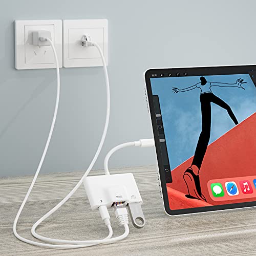 Adapter for iPhone,Wired Adapter with USB 3 Camera