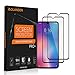 AOLANDER [2-Pack] Screen Protector for Xiaomi Mi 9, [Anti-Scratch] [Anti-Fingerprint] [Bubble Free] Tempered Glass Screen Protector (Black)