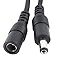 uxcell 2PCS DC 5.5x2.1mm Male to Female Connector CCTV Camera Power Extension Cable 3Ft