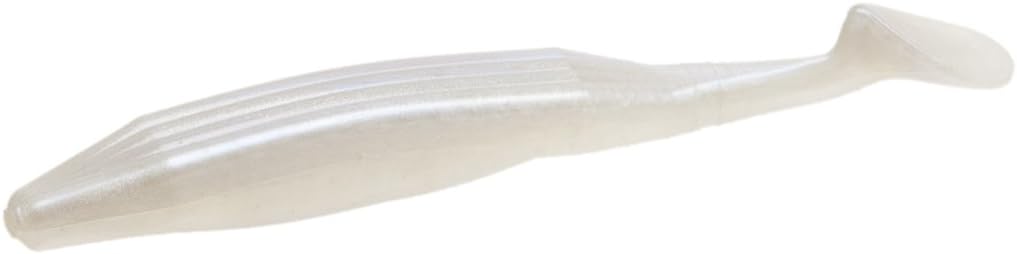 Zoom Bait Swimmin Super Fluke Bait-Pack of 5 (White Pearl, 5-Inch) : Fishing Soft Plastic Lures : Sports & Outdoors