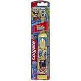 Colgate Kids Sponge Bob Powered Toothbrush, Extra Soft Bristles, Colors and Styles May Vary