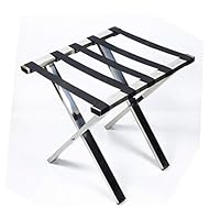 PANYFDD Stainless Steel Luggage Rack Folding Luggage Rack Suitcase Stand Organiser Family, Bedroom, Guest Room, Hotel