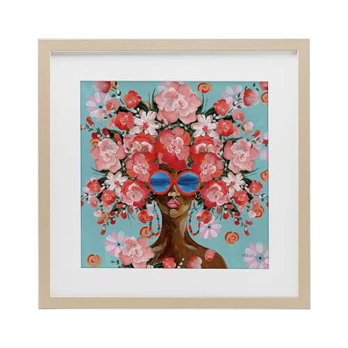 Stupell Industries Sunning In Florals Birch Framed Print Under Glass design by…