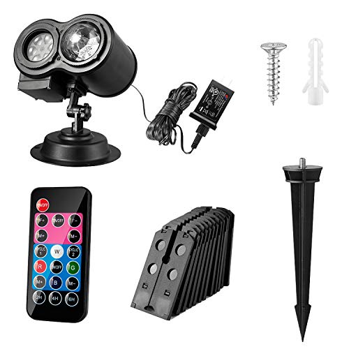 image for M SANMERSEN Halloween Projector Lights, Water Wave Projector Light wit