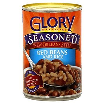 GLORY FOODS, SEASONED, RED BEANS & RICE, 15OZ...