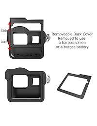 Sólida aleación de aluminio Soldadura Nueva versión Marco de protección Caja de la caja Montaje en jaula con 52mm Filtro UV para GoPro Hero 5