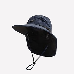 Men's Sun hat, Outdoor Retro Fisherman hat, Fashionable Summer Full Coverage, Sun Protection in All Directions